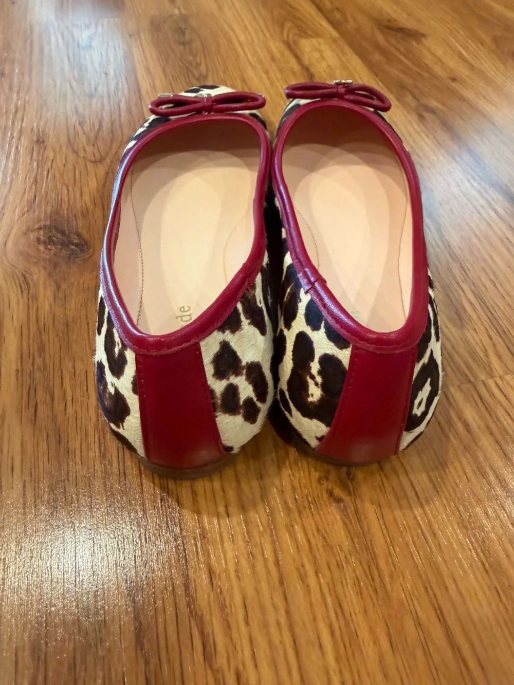 Kate Spade Dalmatian print ballet flats - size 7